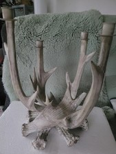 Geweih Kerzenhalter für 4
