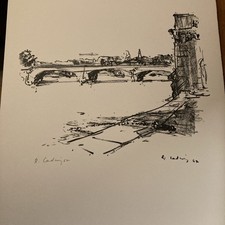 Lithografie von Roland Ladwig