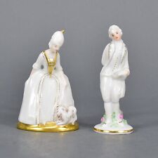 Augarten Wien Krinolinendame Kavalier Mathilde Jaksch Figur Porzellan figure