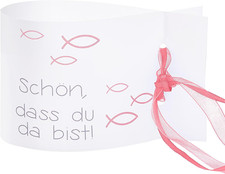 Windlicht Fisch Deko 8 Stück Mini Tischlichter Kommunion Konfirmation Taufe