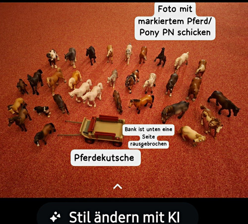 Pferde pony figuren set - pferde,