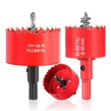 XCAN HSS Bi-Metall Lochsäge 15-125mm Bohrkronen Dosenbohrer Trockenbau Kreissäge