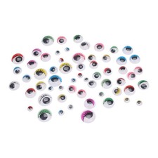 Wackelaugen mit Wimpern 5mm -