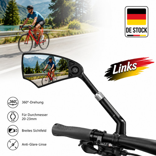 West biking fahrradspiegel - west,
