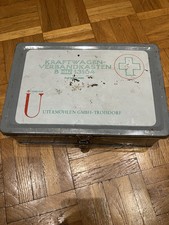 Kraftwagen Verbandkasten B DIN 13164 UTERMOHLEN GMBH-TROISDORF  Metall Vintage