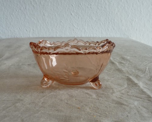 Alte pressglas zuckerschale - alte,