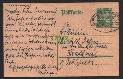 B8864 postkarte bahnpost - dr,