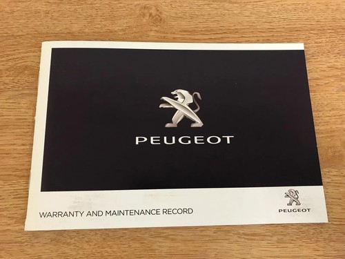 Peugeot service history book - service,