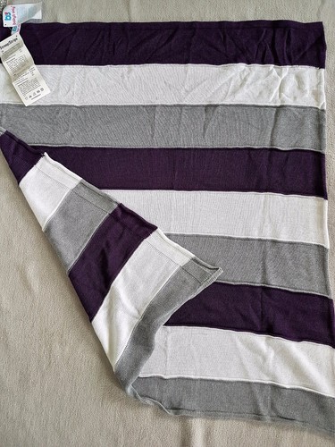 Strickdecke gestreift - strickdecke,,