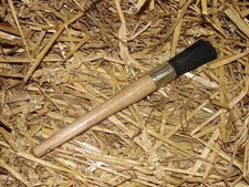 Neu Pferd Pony traditioneller großer Hufölpinsel mit Holzgriff - schneller Versand