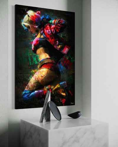 Harley quinn leinwand bild - quinn,