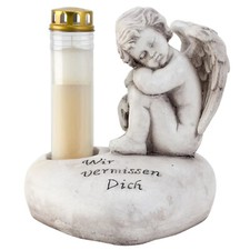 XXL Grabschmuck Herz mit Engel