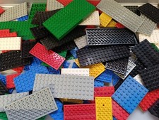 30 Lego Basic Bauplatten Platten Konvolut bunt gemischt City Star Wars Konvolut