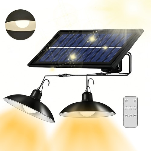 30w solar hängelampe schwarz - solar,