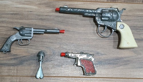 Vintage toy cap gun lot - toy,