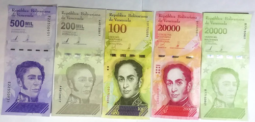 Banknoten venezuela 21 - venezuela,,