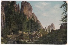 AK Adersbach-Weckelsdorfer Felsen, Kapuziner, Tschechien, aus 1908, unversandt