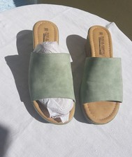 Pantolette 38 Lindgrün