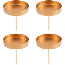 Eleganter Goldene Kerzenhalter