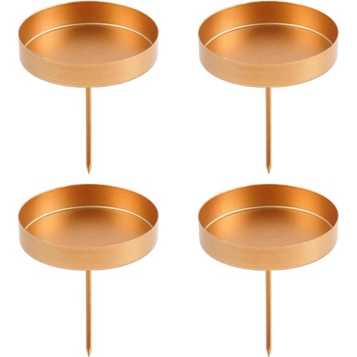 Eleganter goldene kerzenhalter - goldene,