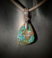 Green sparkle Boulderopal