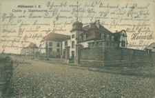 Ansichtskarte Mülhausen Casino Jägerkaserne 1914  (Nr.799) Elsass