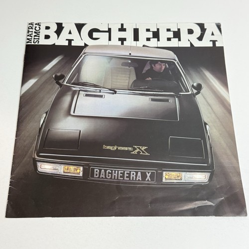 Matra simca bagheera 12p - matra-simca,