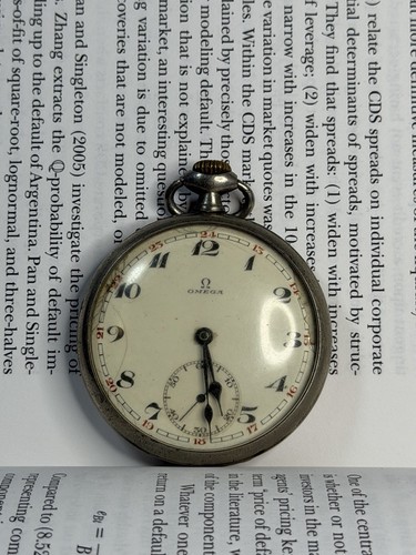 Omega taschenuhr rubine ca - taschenuhr,