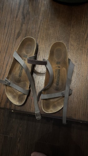 Birkenstock yara brown leather - birkenstock,