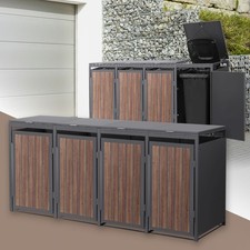 1/2/3/4er Mülltonnenbox