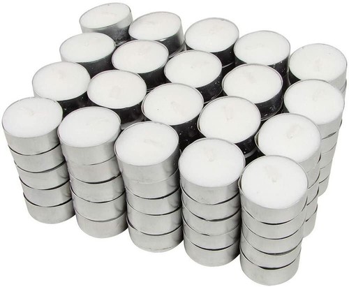 100 teelichter weiss - teelichter,