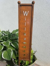 Willkommen Schild Garten
