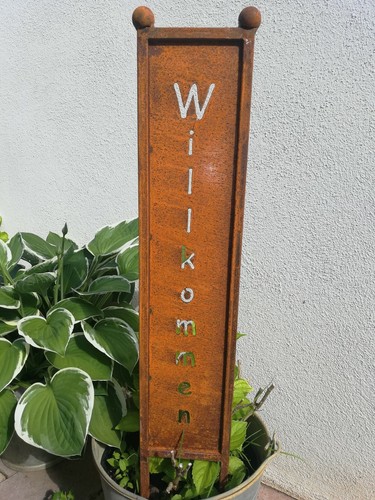 Willkommen schild garten - willkommen,