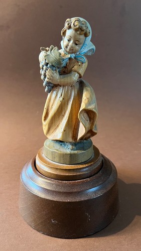 Alt holz spieluhr mädchen - holz,