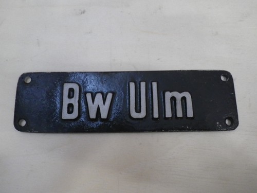 Heimatschild ulm nachguß - heimatschild,