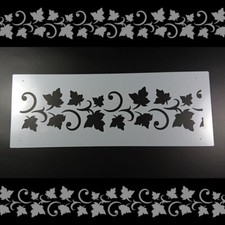 Bordüre Schablone Efeu Ranke Weinlaub - B2B52