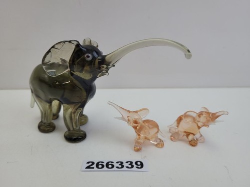 Figuren elefanten lauscha - 3x,