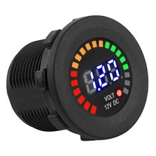 12v led voltmeter - dc,