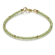Peridot Armband - 925 Silber