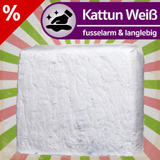 Putzlappen Kattun "Weiß" - 10 KG hochwertige & stabile Putzlumpen aus Baumwolle