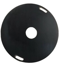 Grillplatte Feuerplatte mit Griff 100cm extra dick 6 mm Stahl für Feuertonne