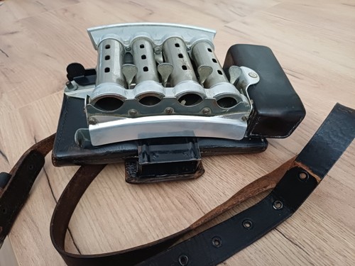 Antike schaffnertasche mit - antike,