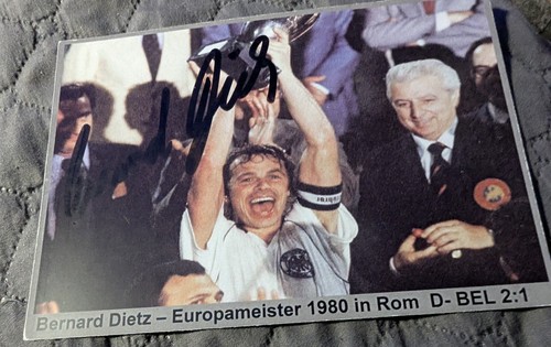 Bernard dietz autogrammfoto - dietz,