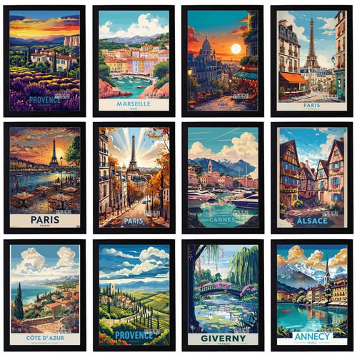 Vintage reise urlaub poster - vintage,