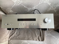 Yamaha A-S201 HiFi Stereo Verstärker 100 Watt je Kanal silber Fernbedien (6700)
