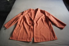 Eleganter Sommer Blazer in koralle, apricot, Gr. 52 / 54 - NEU!
