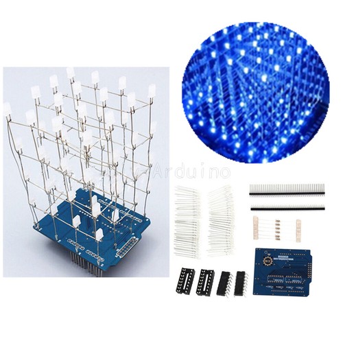 4x4x4 light cube - 3d, kit