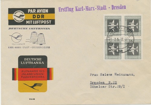 Ddr 1958 erstflug der - 1958, deutsche