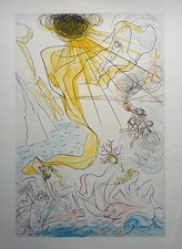 Salvador DALI: Orig.-Radierung „Triomphe de Venus“, 1971 koloriert und handsign.