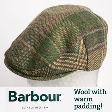 BARBOUR Flat Cap Gr:S Wolle